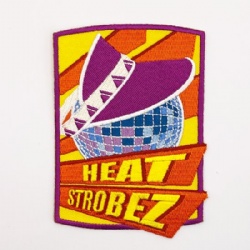 embroidered badge heat strobez