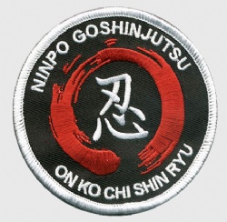 Embroidered badge ninpo